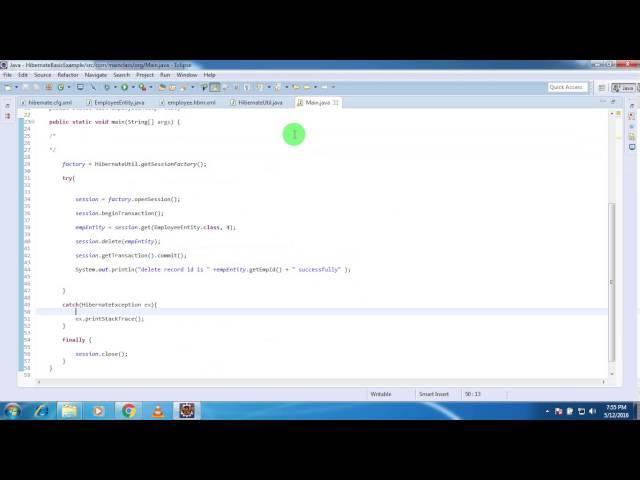 Hibernate Basic Delete Records Of Database  Part 9