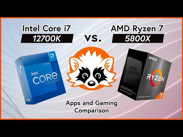 Intel Core i7 12700K vs. AMD Ryzen 7 5800X - Application and Gaming Benchmarks