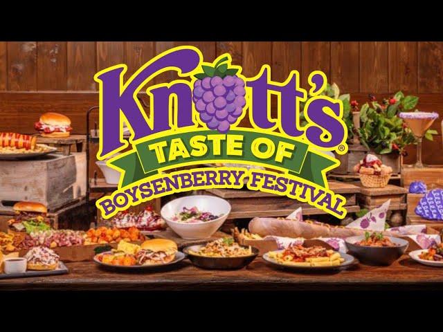 New Boysenberry Festival Foods & Details For Knott's Berry Farm