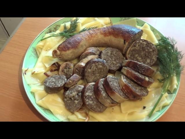 Бауырдан әсіп|Домашняя колбаса из печени|Homemade sausage from liver