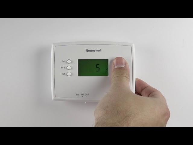 Honeywell Home RTH2300 Thermostat Advanced Programming