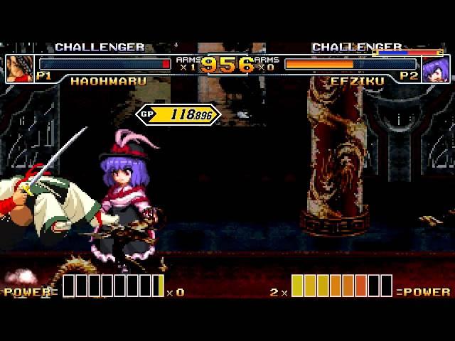 SS Haohmaru MUGEN #5 - Iku Nagae played Eternal Fighter Zero too much