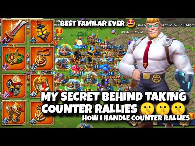 HOW I TAKE COUNTER RALLIES  | PURE MIX RALLY BURNS | #rallytraplordsmobile #rallytrap #lordsmobile