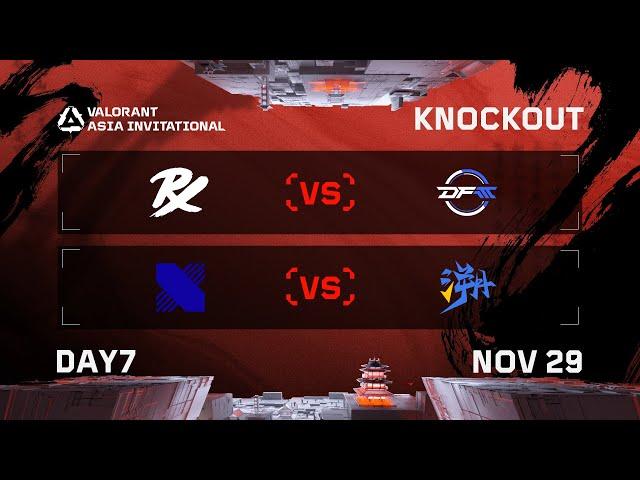 PRX vs DFM - DRX vs TE - KNOCKOUT - DAY 7 - VALORANT Radiant Asia Invitational