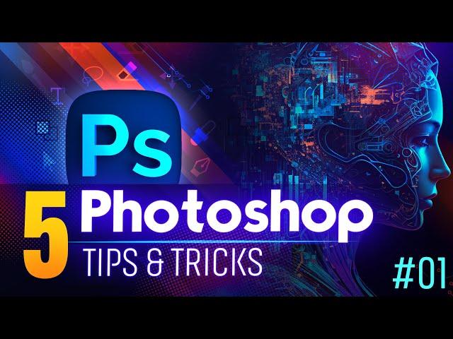 5 Amazing! Photoshop Tips & Tricks Ep-01