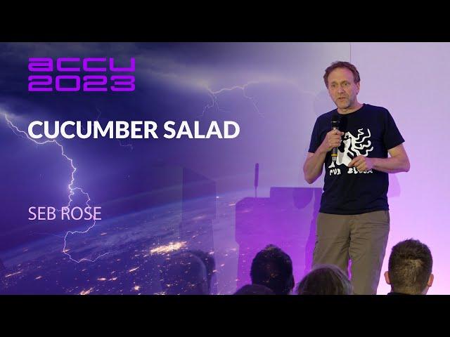 Lightning Talk: BDD - Cucumber, Specflow and Gherkin are not required! - Seb Rose - ACCU 2023