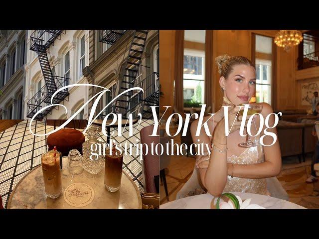 new york vlog: girl's trip to the city  everything we ate, drank and did!