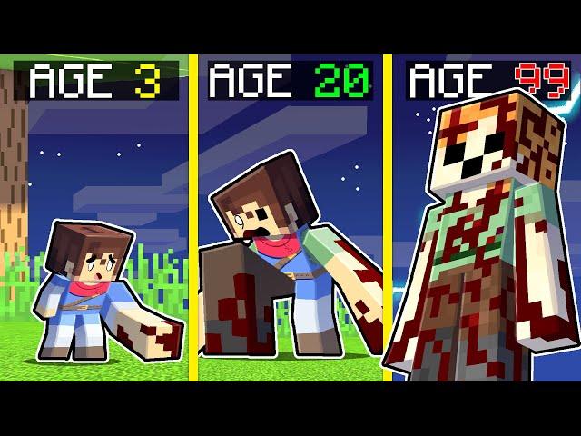 Surviving 99 Years as GIANT ALEX In Minecraft!