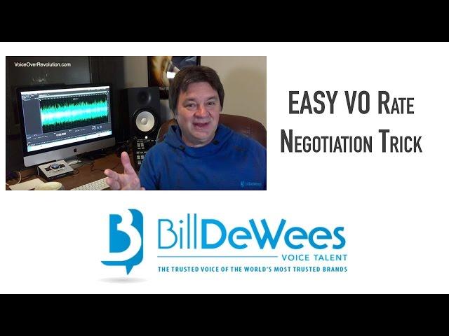 EASY VO Rate Negotiation Trick