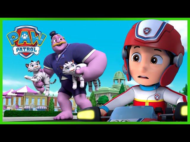 ¡La Patrulla de Cachorros detiene al alcalde Humdinger gigante y mucho más! - PAW Patrol Español