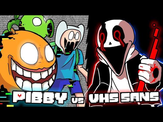 If PIBBY CORRUPTION Met VHS SANS (FNF Animation as UNDERTALE)