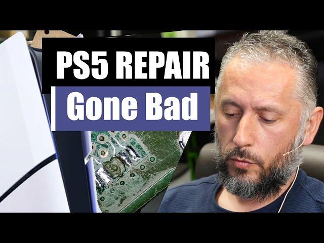 Fixing a PS5 HDMI Connector with Ripped Pads after a Failed Repair Attempt