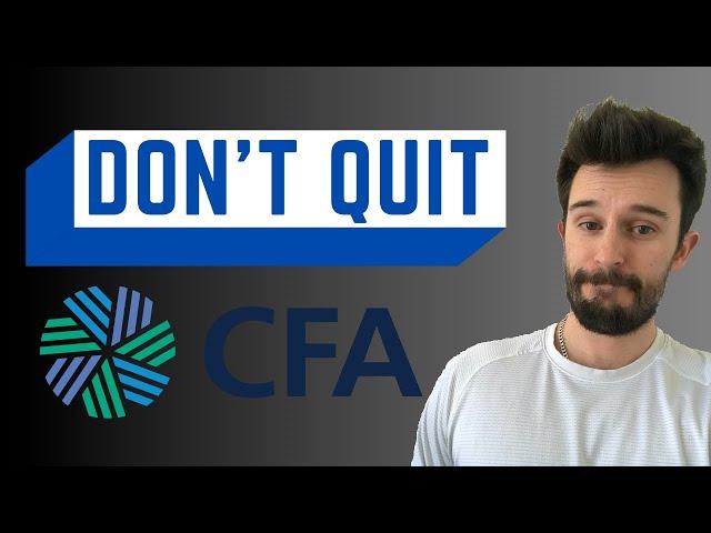 Why Most Candidates Quit After CFA Level 1 | Chartered Financial Analyst