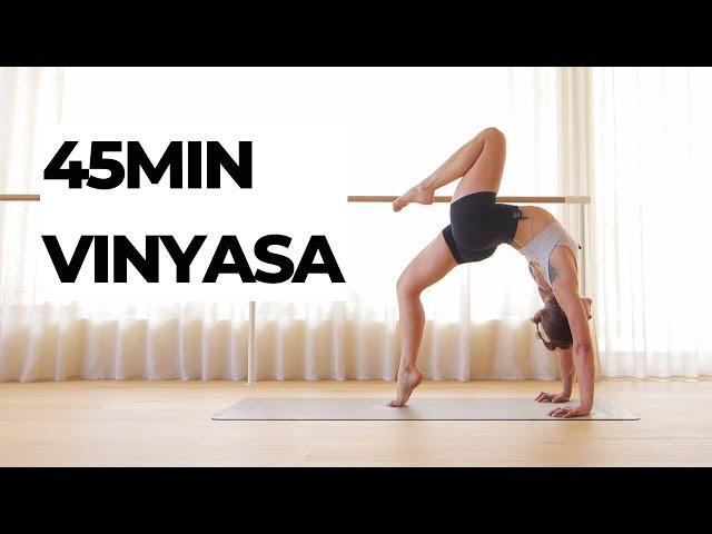 45Min Vinyasa Flow With Twists And Backbends (int/adv)