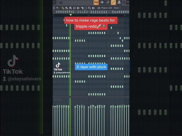 How To Make Rage Type Beats For Trippie Redd And SoFaygo In 1 Minute #shorts