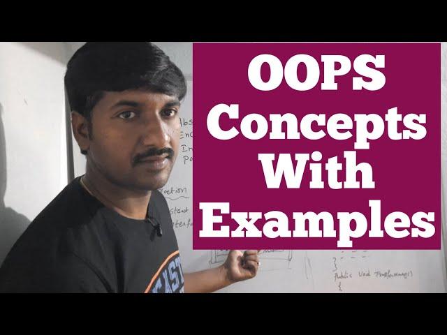 OOPS Concepts | Object Oriented Programming | Java OOPS Concepts with Examples