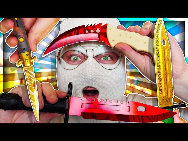 UNBOXING EVERY CS2 KNIFE IN REAL LIFE (MAX AUTISM+)