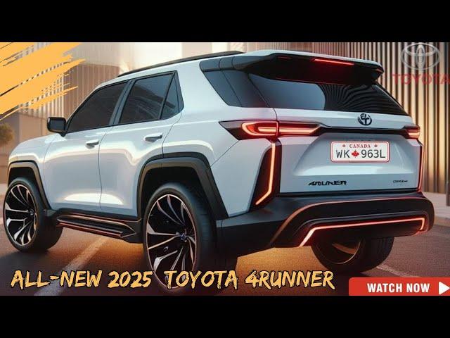 2025 Toyota 4Runner Features |  Specs Official Rev