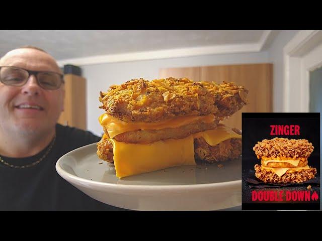 KFC Zinger Double Down Fakeaway