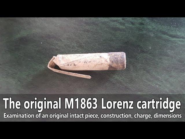 Examinig an original Lorenz M1863 cartridge