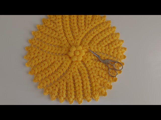 Easy Crochet Puff Scrubbies for Beginners / Easy Crochet Knitting Washcloth Pattern / Puff Stitch