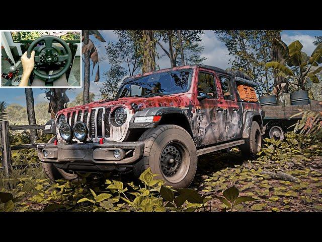 Rebuilding Jeep Gladiator Rubicon 623hp - Forza Horizon 5 | Thrustmaster T300RS gameplay