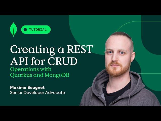 Creating a REST API for CRUD Operations With Quarkus and MongoDB