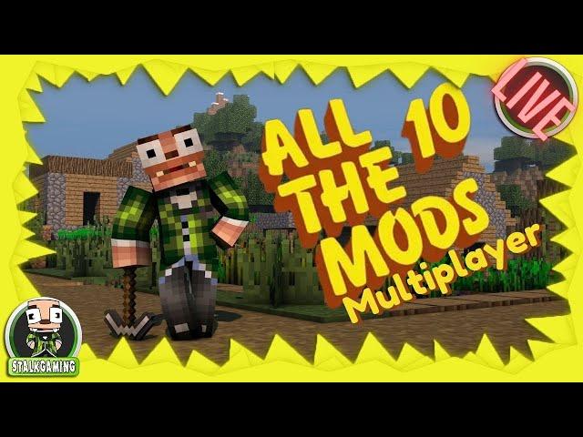 ALL THE MODS 10 Multiplayer LIVE looting the world