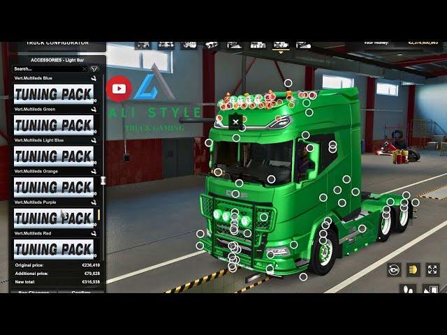 Euro Truck Simulator 2 (v1.47) Daf XF Rewoked Mega Tuning Pack + Interior + Sound Pack