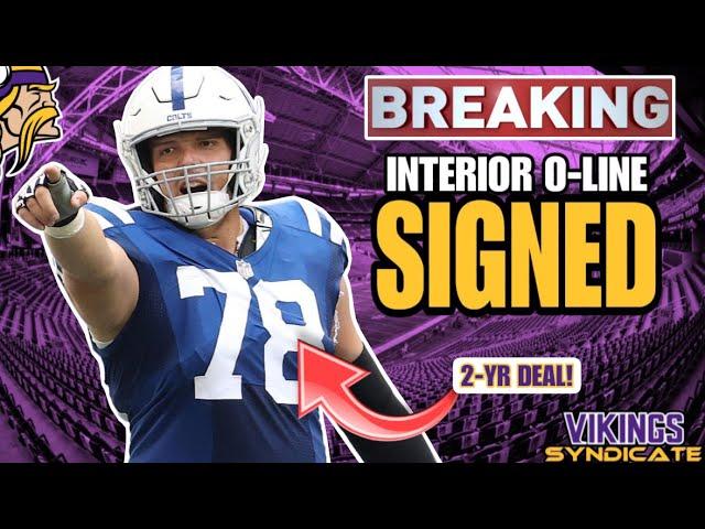 BREAKING NEWS: C Ryan Kelly has SIGNED with the Minnesota Vikings!