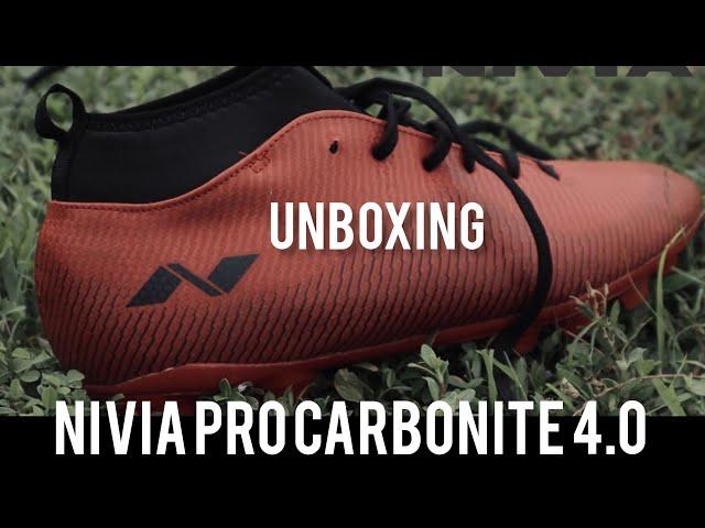 Nivia Pro Carbonite 4.0 football shoes Unboxing, Nivia honest Review | India | 2021