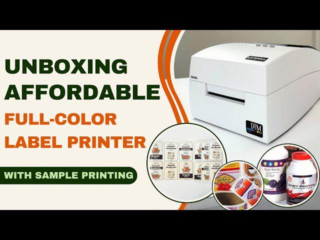 Unboxing the Most Affordable Full-Color Label Printer