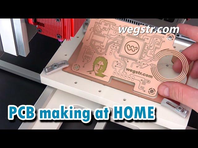 PCB prototyping with auto level - STEP by STEP - cnc wegstr