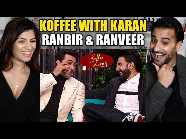 KOFFEE WITH KARAN - Rapid Fire Round : RANBIR KAPOOR & RANVEER SINGH REACTION!!