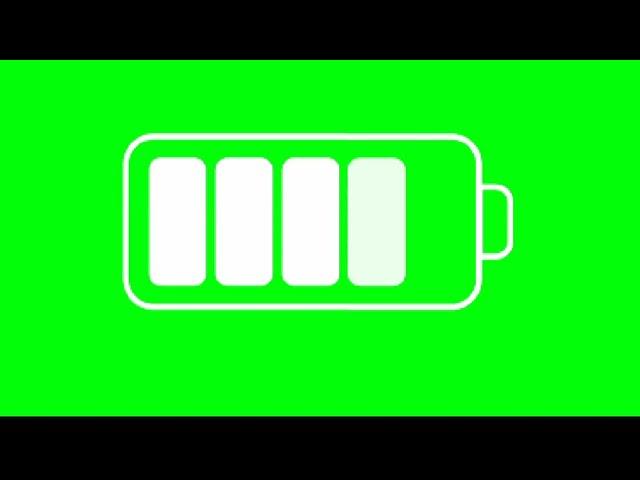 mobile battery charging animation green screen | green screen video | #kdm_green_tv