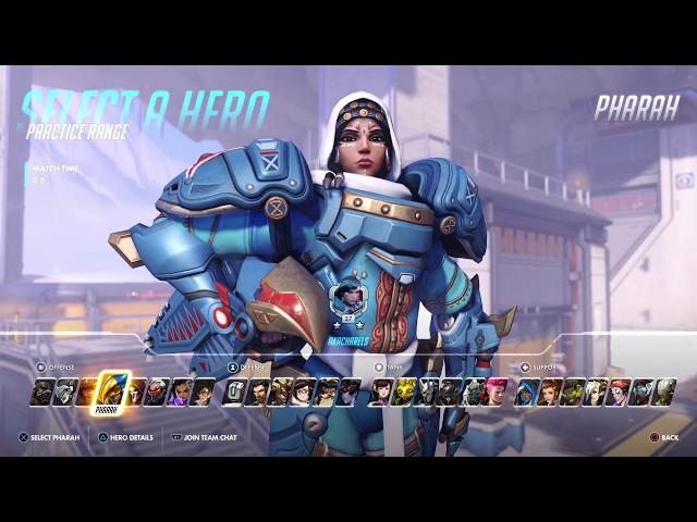 Pharah Bedouin Skin Demo! (Anniversary 2017)