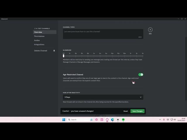 Discord Channels Tutorial: How You Can Make An Age Restricted Discord Channel? NEW UPDATE MAY 2023