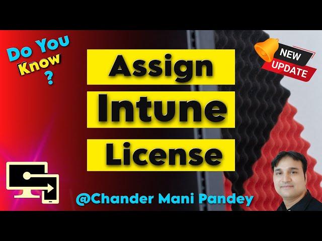 Microsoft Intune License Assignment | assign Intune license