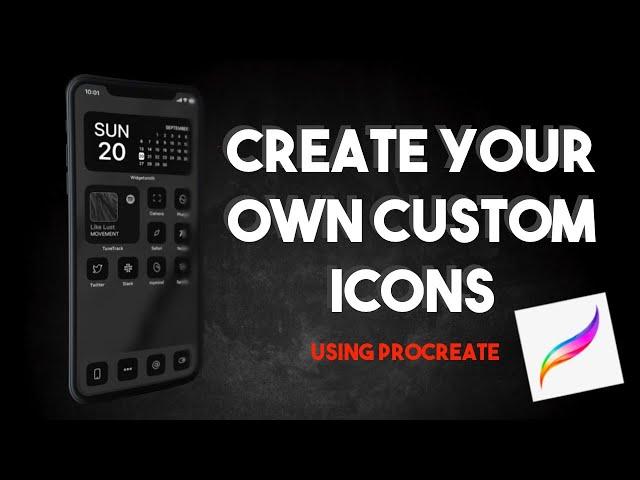 Create your own CUSTOM icons for iPhone