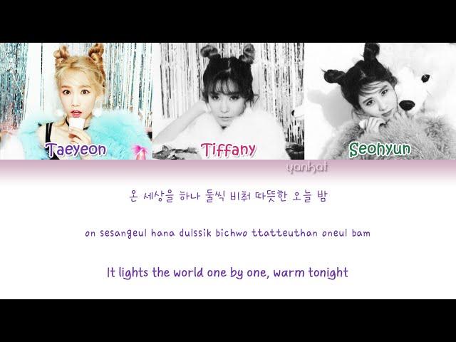 Girls' Generation-TTS (소녀시대-태티서) - Merry Christmas (Color Coded Han|Rom|Eng Lyrics) | by Yankat