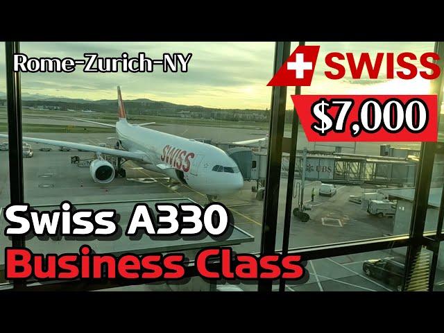 $7,000 Swiss Airlines A330 Business Class Review | 스위스 항공 비즈니스 무료 탑승기