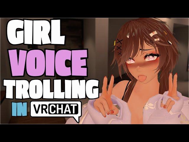 "I THOUGHT YOU WERE FEMALE" | Girl Voice Trolling in VrChat