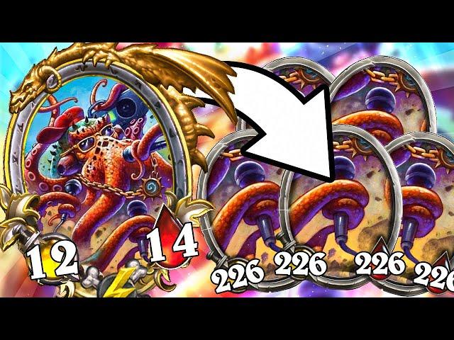 Building a HUGE OCTOSARI COMP! | babofat | Hearthstone Battlegrounds