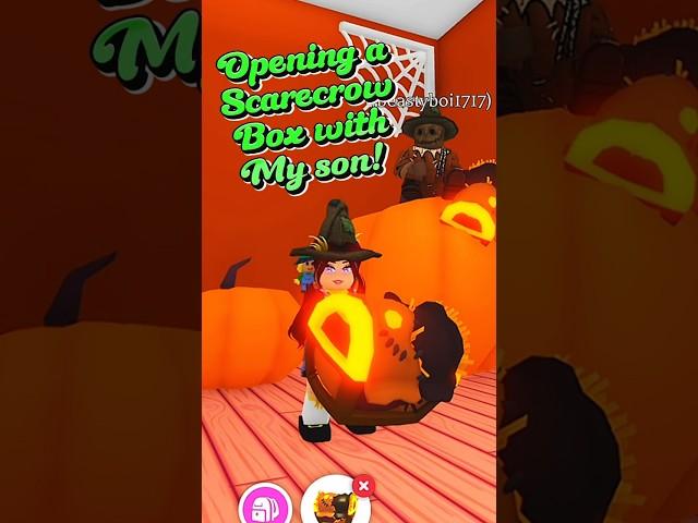 Opening The New SCARECROW BOX In Adopt Me! #roblox #adoptme #shorts #fyp #adoptmehalloween