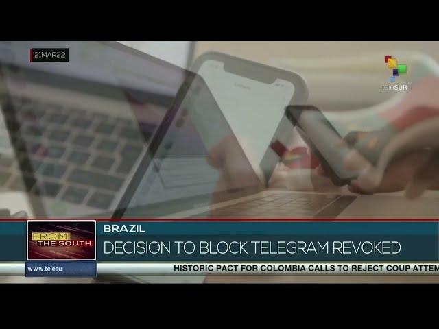 Brazilian judge dissolves measure blocking Telegram network