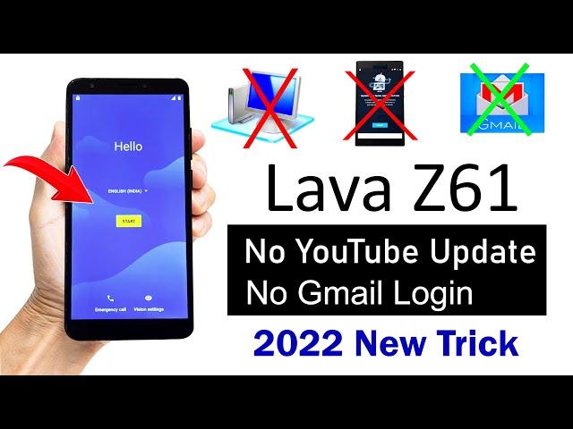 LAVA Z61 Google Account Bypass (2022 Latest Trick)Without PC