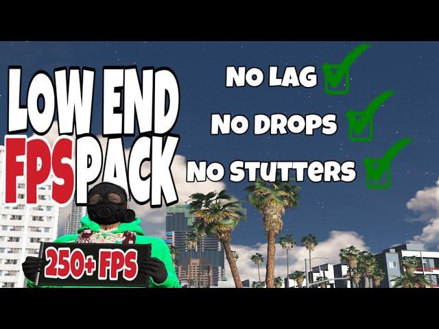 FiveM - LOW END FPS BOOST PACK *NO LAG* GTA 5 MODS (TUTORIAL)