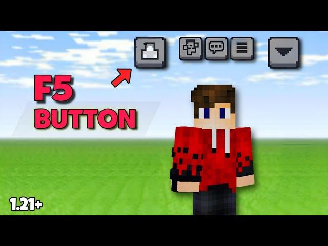 F5 Button Add-on for Minecraft Pe 1.21+