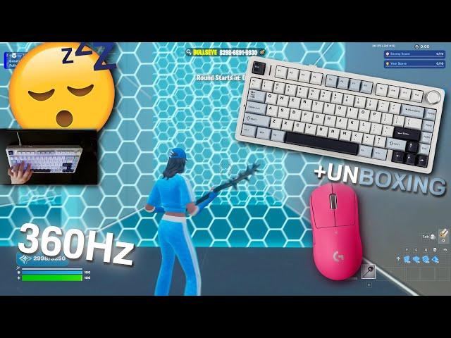 Unboxing the Aula F75 + ASMRPiece Control 1v1 360 FPS Satisfying Keyboard & Mouse Sounds