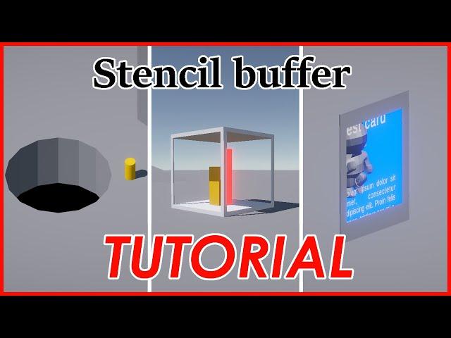 [TUTORIAL] Stencil buffer in Unity URP (cutting holes, impossible geometry, magic card)